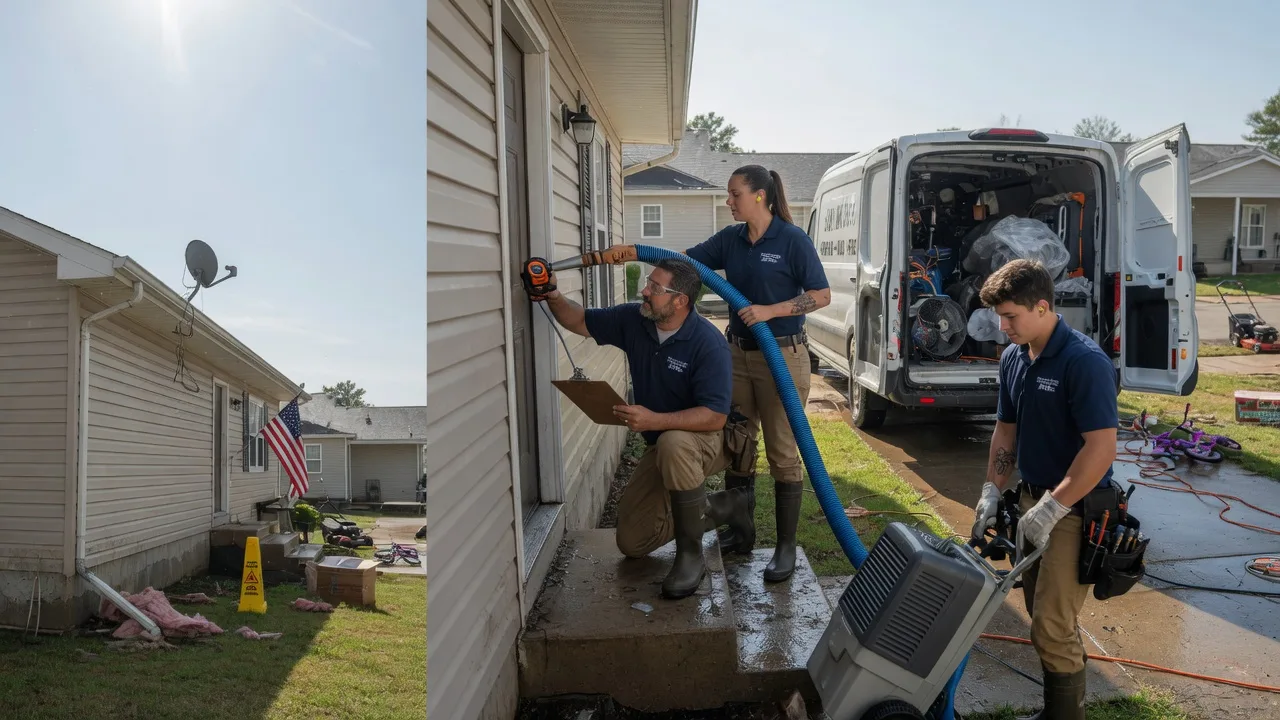 Ceiling Water Damage Restoration in Prospect, OH near me